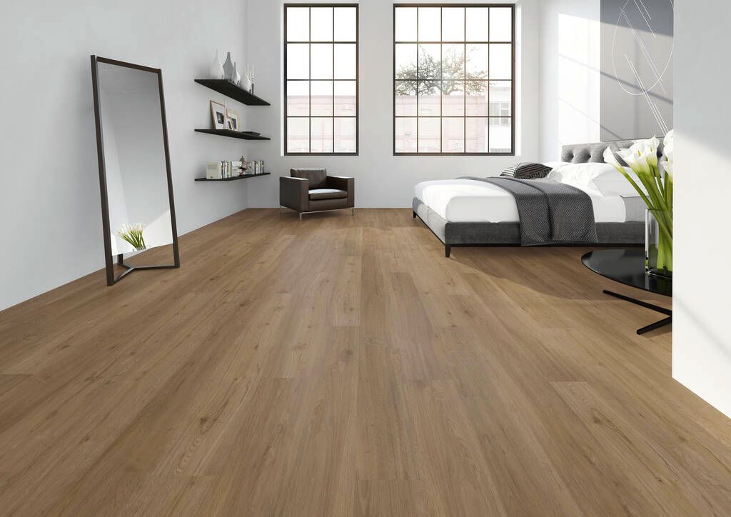 Lackierter Vinylboden und Designboden in modernem Raum von Homann Bodenverlegung Münster